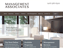 Tablet Screenshot of managementassociatesmt.com